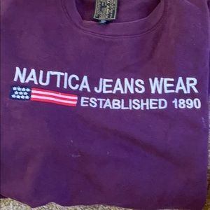 Nautica Jeans Wear Crew Neck